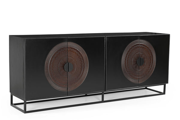 Dressoir met houtsnijwerk Sofia 200 cm