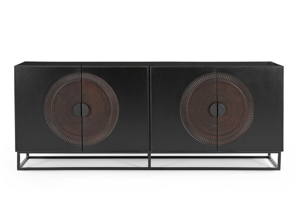 Dressoir met houtsnijwerk Sofia 200 cm