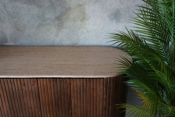 Dressoir Anjuna 160cm travertine top