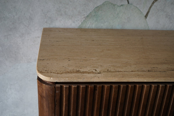 Dressoir Mahindra 160cm travertine blad