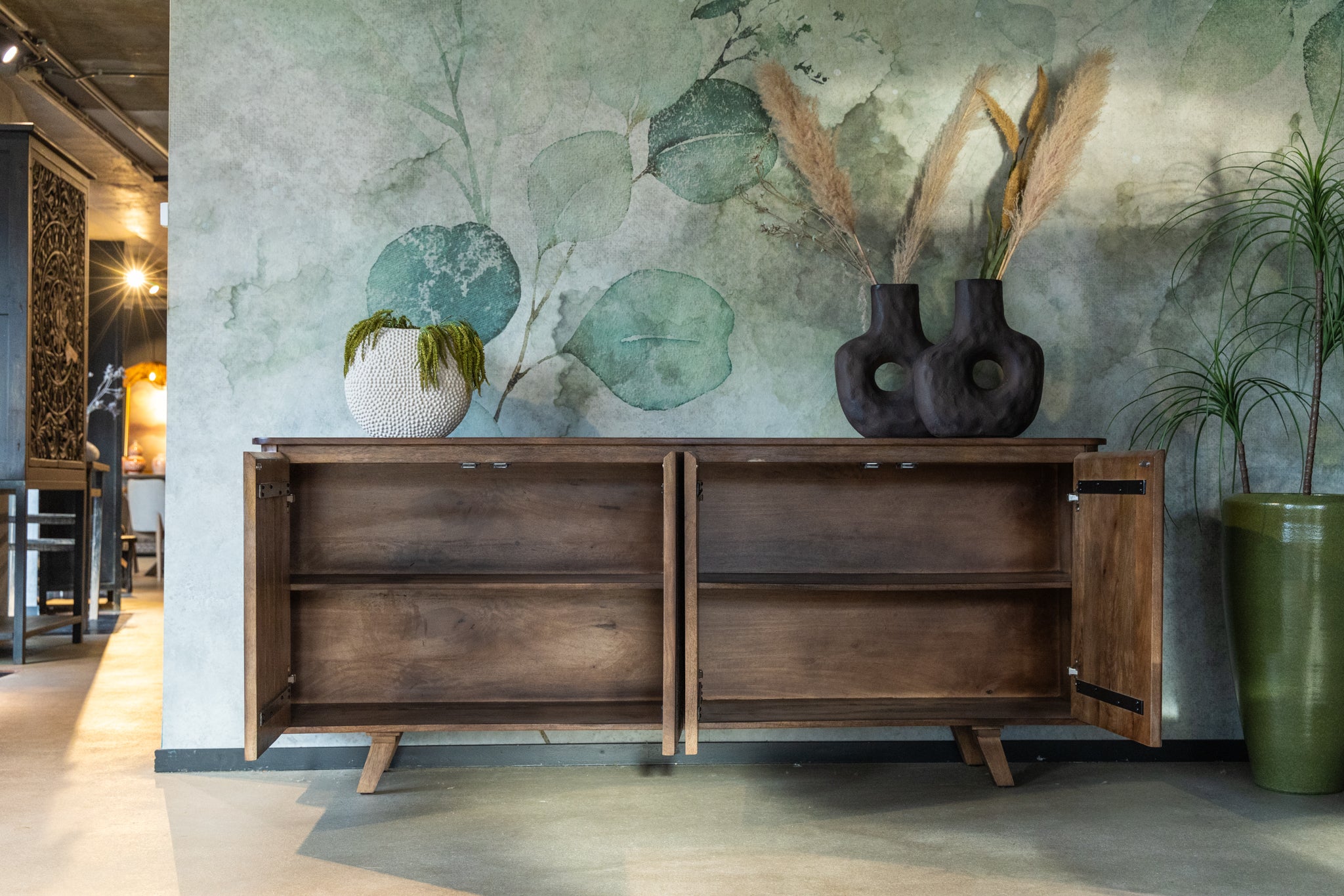 Dressoir vintage stijl Mahindra 160 cm