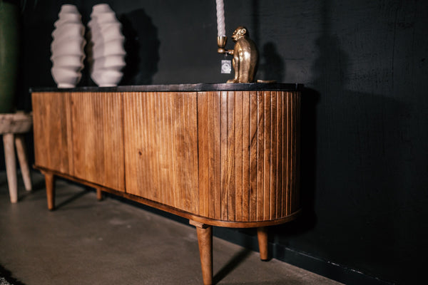 Televisiemeubel Scandinavische stijl Anjuna marmer 160 cm