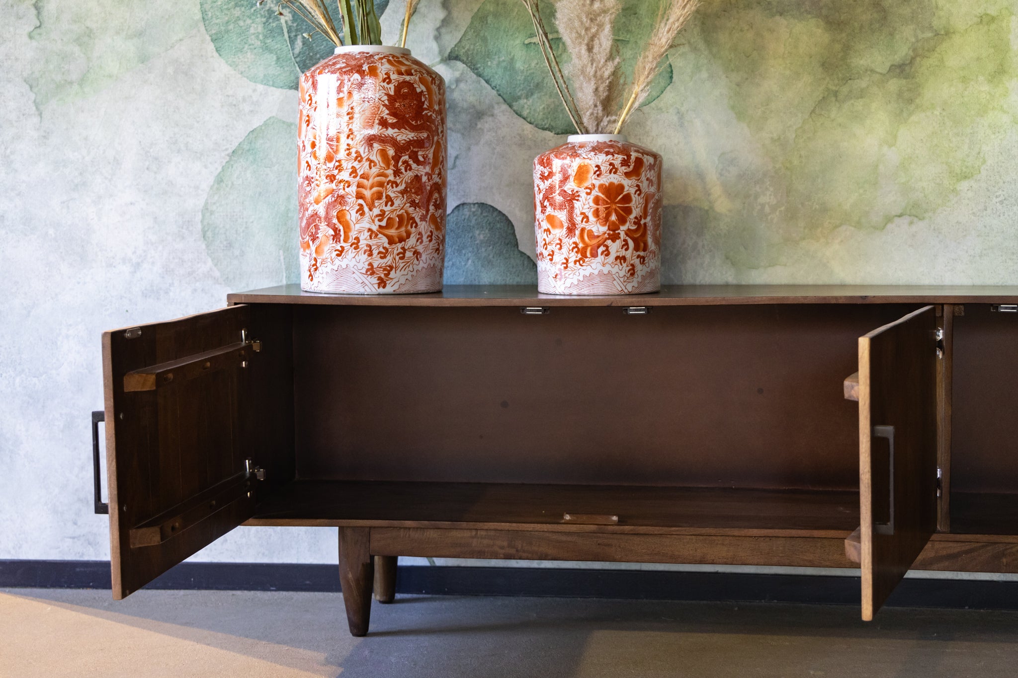 Televisiemeubel Evia vintage stijl walnoot kleur 180 cm