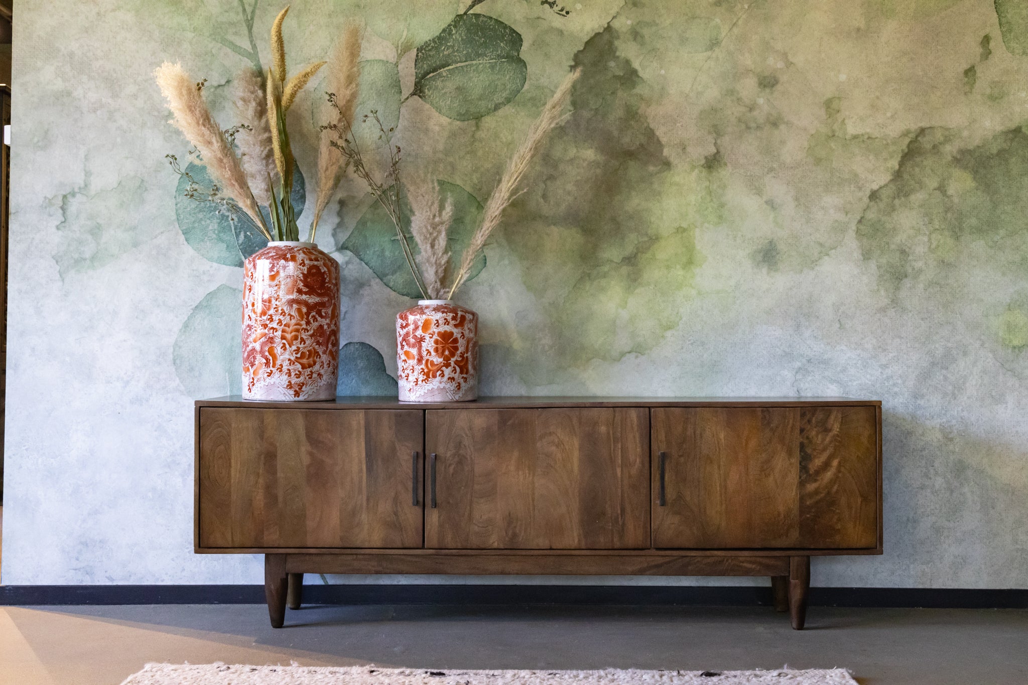 Televisiemeubel Evia vintage stijl walnoot kleur 180 cm