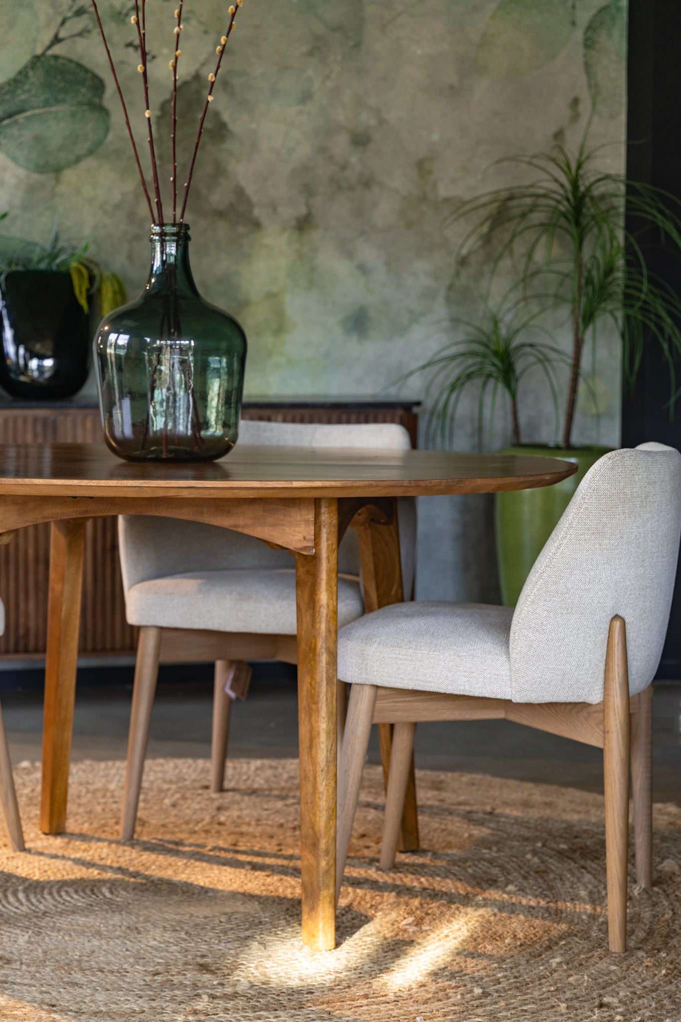 Ronde eettafel vintage stijl Candolim 140 cm