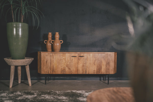 Televisiemeubel Scandinavische stijl Candolim met marmer 150 cm