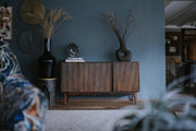 Vintage style Agonda walnut sideboard 150 cm