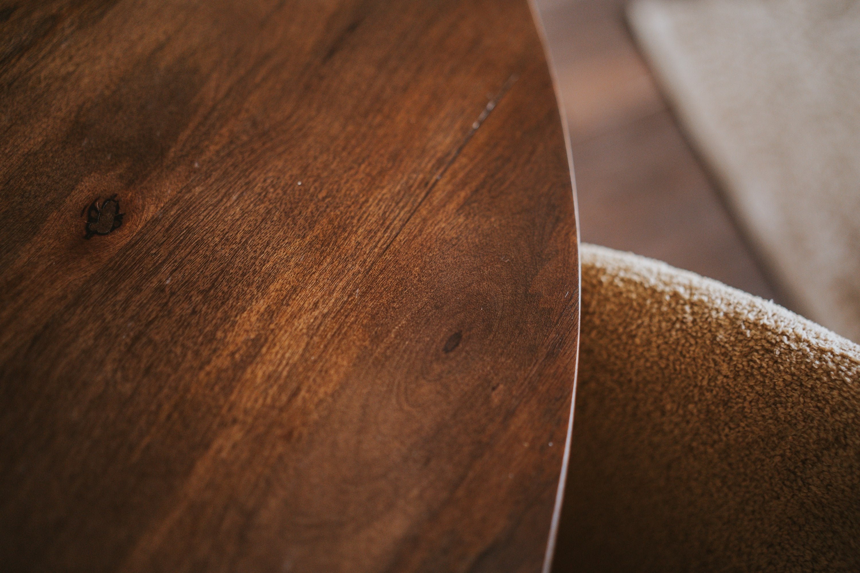 Ronde eettafel walnoot Agonda 150 cm