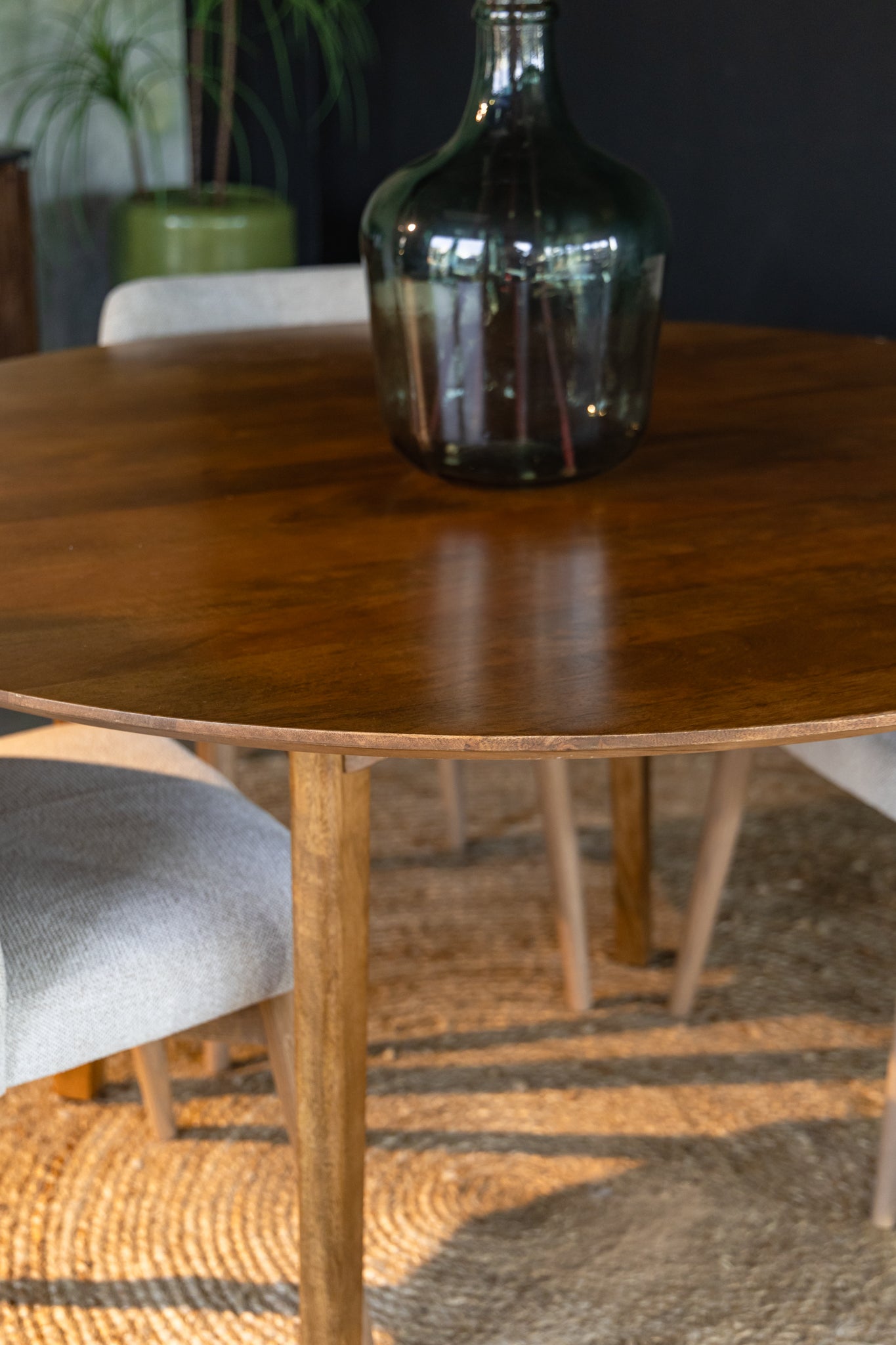 Ronde eettafel vintage stijl Candolim 140 cm