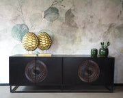 Televisiemeubel met houtsnijwerk Moni 200 cm