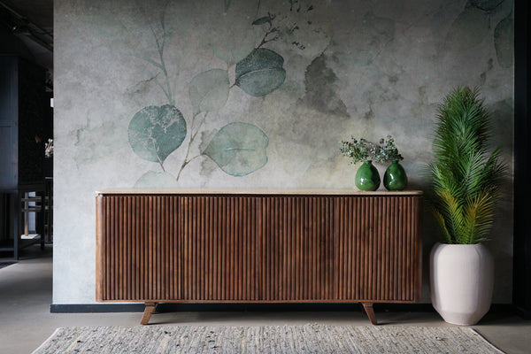 Dressoir Mahindra 160cm travertine blad