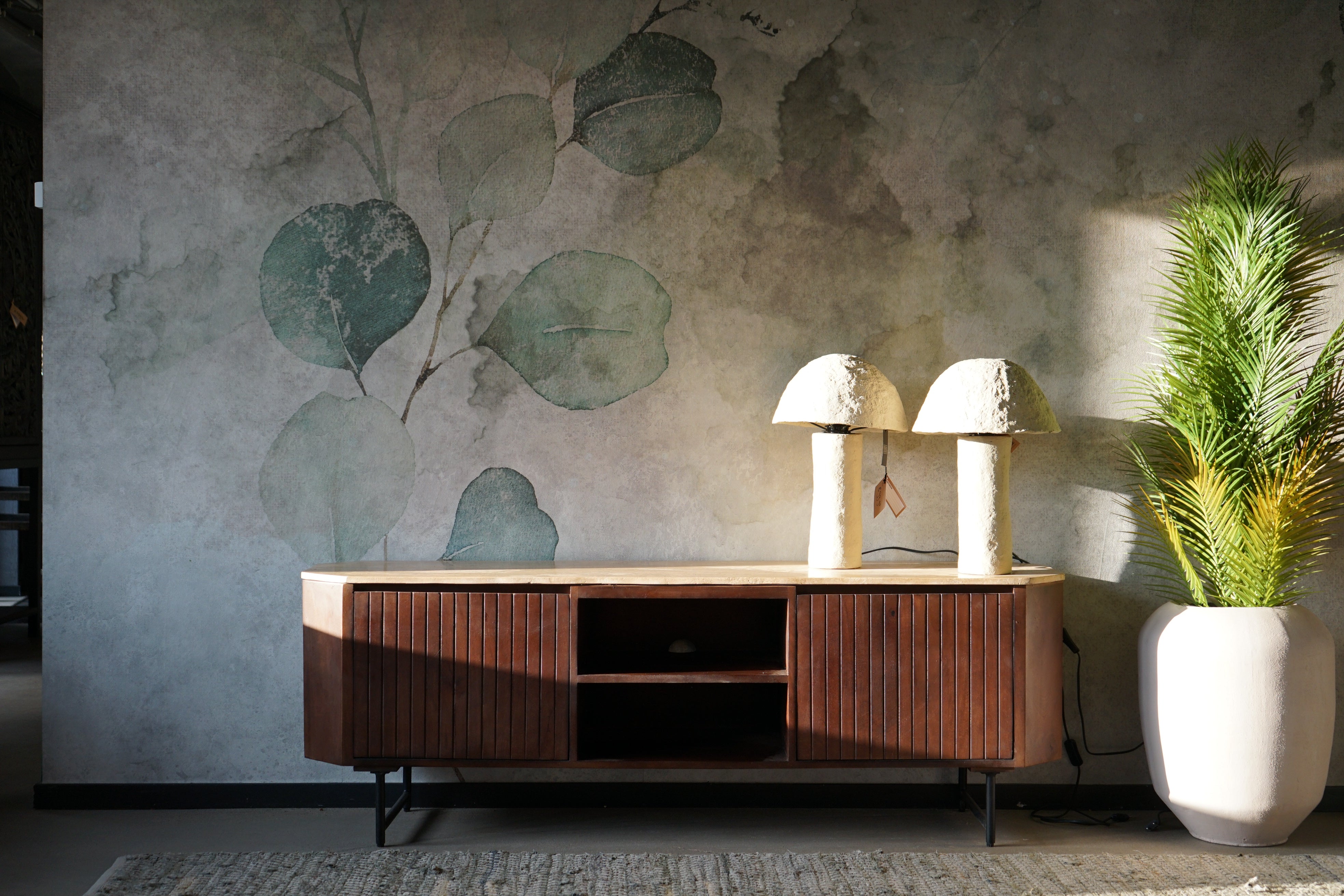 Televisiemeubel Candolim travertine 160cm
