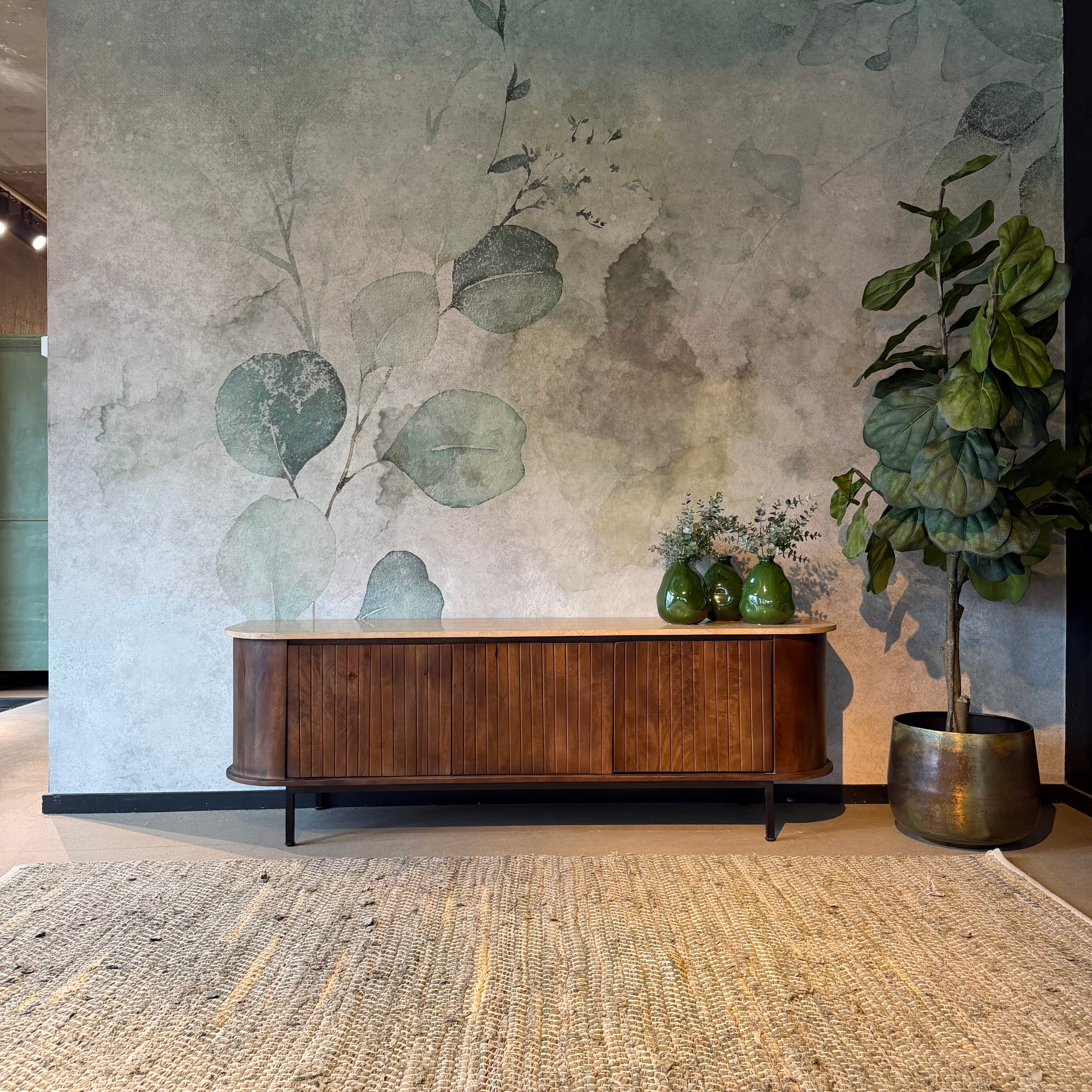 Tv meubel Tirlot 170cm travertin top