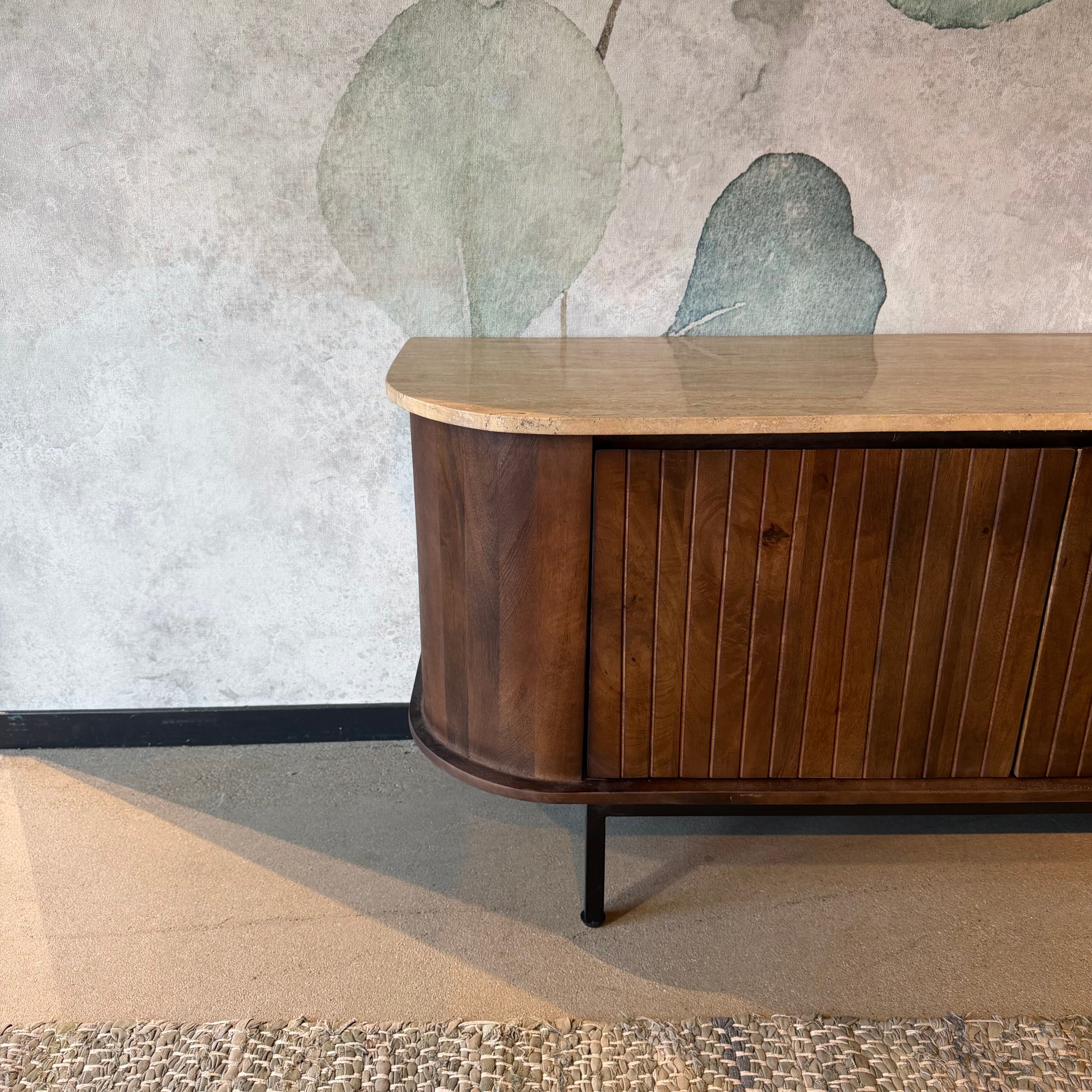 Tv meubel Tirlot 170cm travertin top